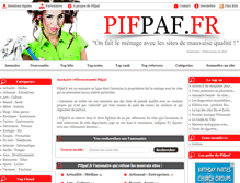 Tablet Screenshot of pifpaf.fr